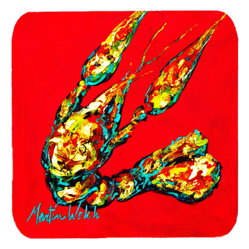 MW1034FC Crawfish Knuckles Foam Coasters- Set Of 4