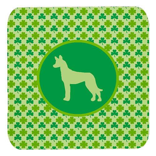 Pharaoh Hound Lucky Shamrock Foam Coasters