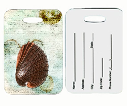 Shells Luggage Tags, Pair Of 2