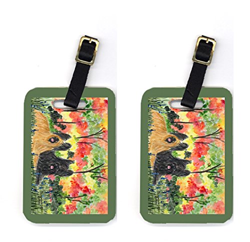 Briard Luggage Tags- Pair Of 2
