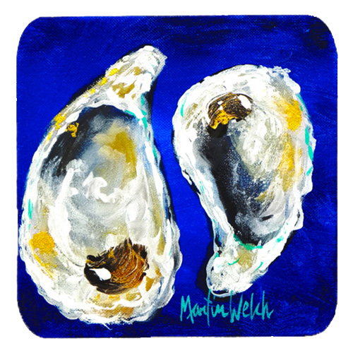Oyster I Hear You Foam Coasters, Set Of 4