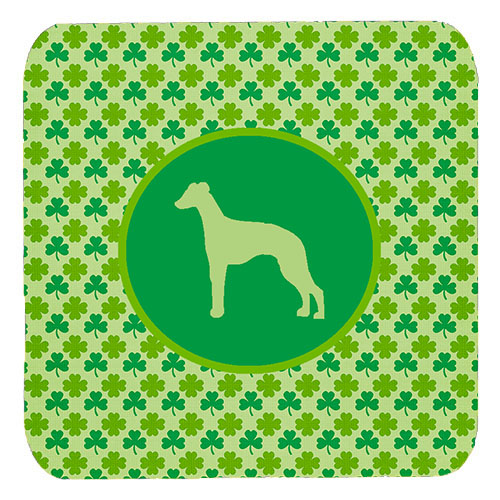 Whippet Lucky Shamrock Foam Coasters, Set Of 4