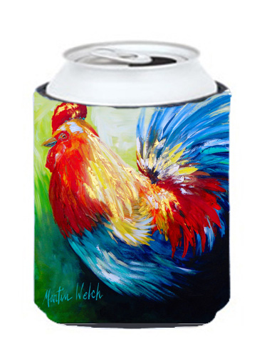 Bird - Rooster Chief Big Feathers Can Or Bottle  Hugger