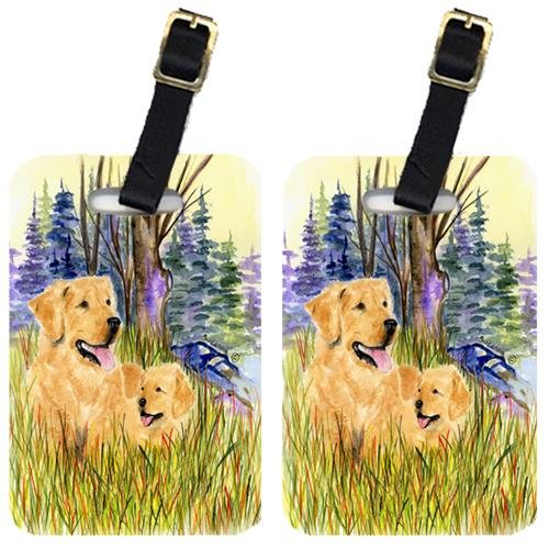 Golden Retriever Luggage Tags- Pair Of 2