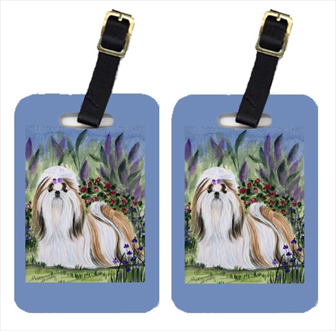 Shih Tzu Luggage Tags- Pair Of 2
