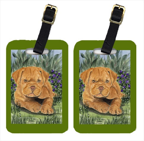 Dogue De Bordeaux Luggage Tags- Pair Of 2