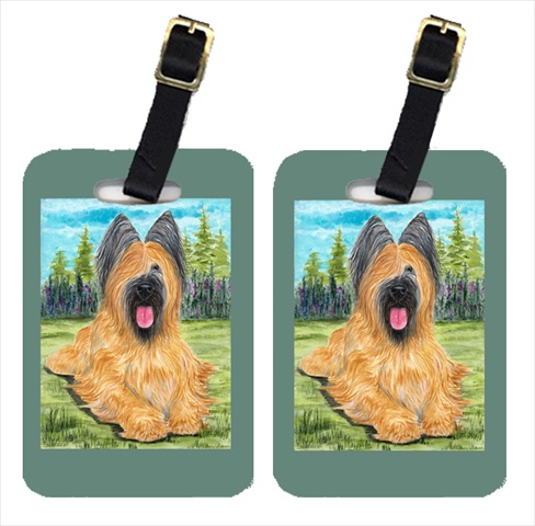 Briard Luggage Tags- Pair Of 2