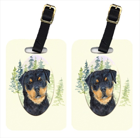 Rottweiler Luggage Tags- Pair Of 2
