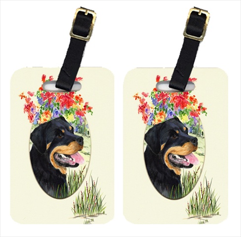 SS8055BT Rottweiler Luggage Tags- Pair Of 2