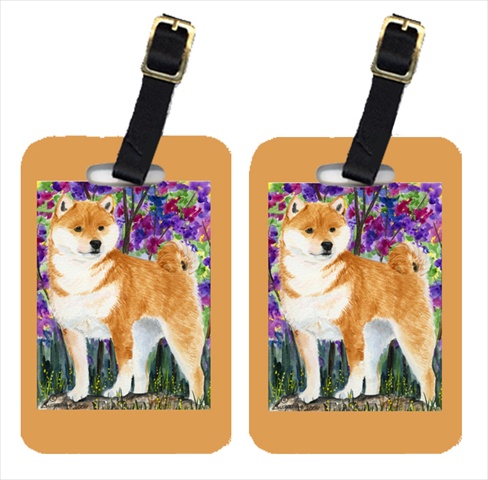 Shiba Inu Luggage Tags- Pair Of 2