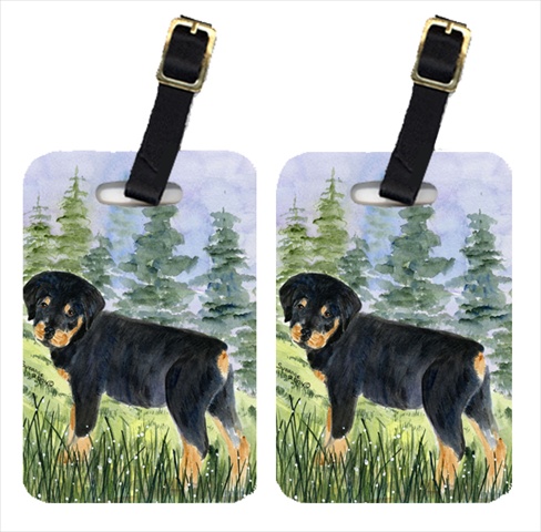 Rottweiler Luggage Tags, Pair Of 2