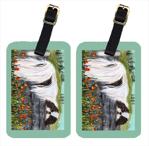 Japanese Chin Luggage Tags- Pair Of 2