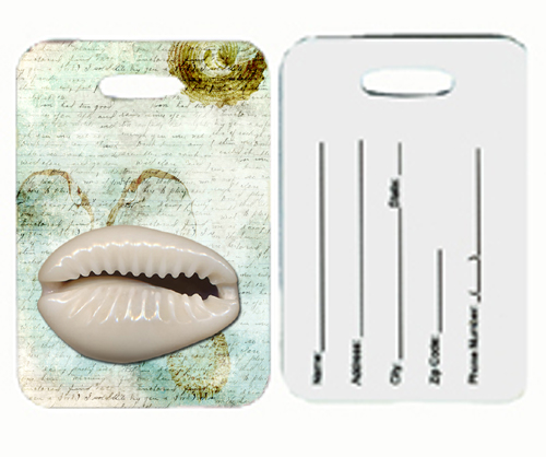 Shells Luggage Tags- Pair Of 2