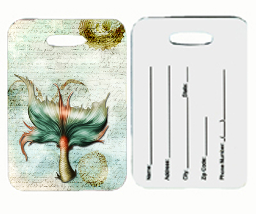 Mermaids And Mermen Mermaid Tail Luggage Tags- Pair Of 2