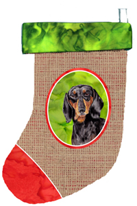 Dachshund Christmas Stocking