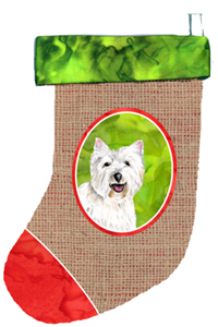 SC1007-CS Westie Christmas Stocking