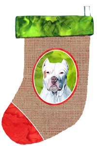 Pit Bull Christmas Stocking