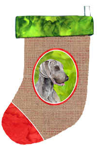 Weimaraner Christmas Stocking