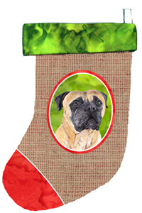 Mastiff Christmas Stocking