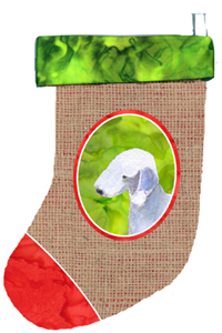 SS2011-CS Bedlington Terrier Christmas Stocking