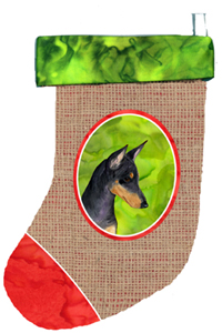 Manchester Terrier Christmas Stocking