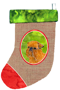 Brussels Griffon Christmas Stocking