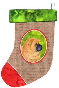 Chow Chow Christmas Stocking