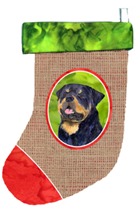 Rottweiler Christmas Stocking