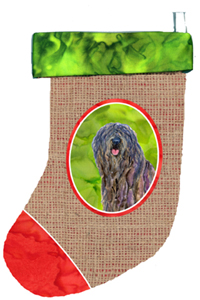 Bergamasco Sheepdog Christmas Stocking