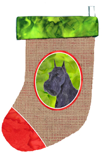 SS2027-CS Schnauzer Christmas Stocking