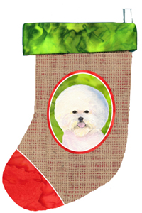 Bichon Frise Christmas Stocking