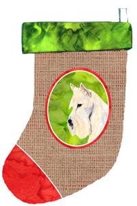 Scottish Terrier Christmas Stocking