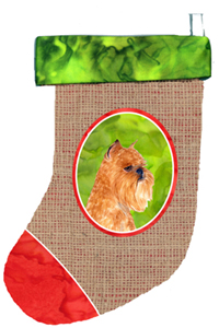 SS2042-CS Brussels Griffon Christmas Stocking