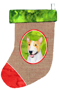 SS2045-CS Bull Terrier Christmas Stocking