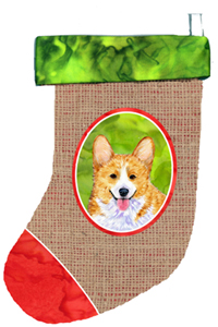 Corgi Christmas Stocking