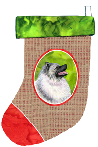 Keeshond Christmas Stocking