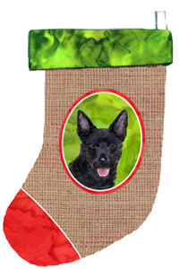 Australian Kelpie Christmas Stocking