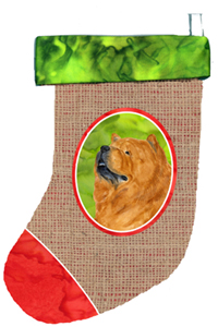 Chow Chow Christmas Stocking