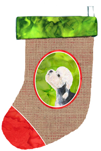 Dandie Dinmont Terrier Christmas Stocking