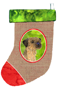 Border Terrier Christmas Stocking