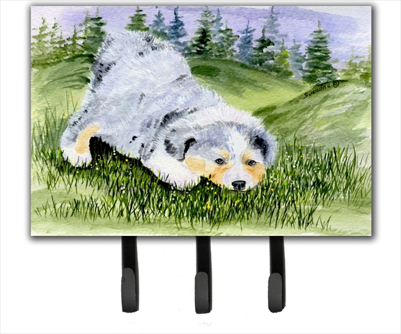 Australian Shepherd Leash Holder Or Key Hook