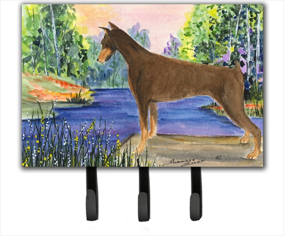 Doberman Leash Holder Or Key Hook