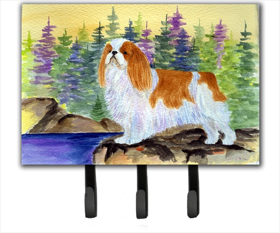 English Toy Spaniel Leash Holder Or Key Hook