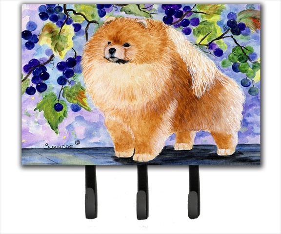 Pomeranian Leash Holder Or Key Hook