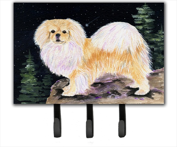 Starry Night Tibetan Spaniel Leash Holder Or Key Hook