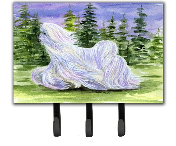 Maltese Leash Holder Or Key Hook