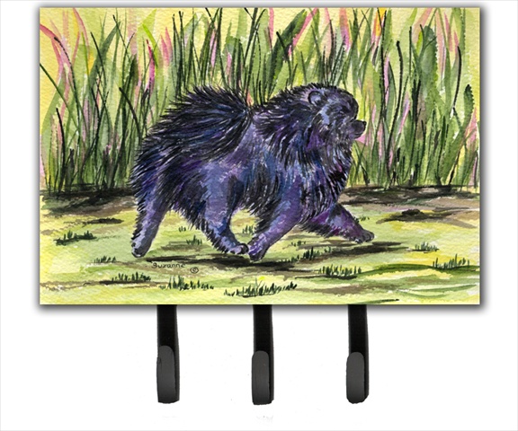 Pomeranian Leash Holder Or Key Hook