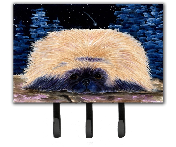 SS8439TH68 Starry Night Pekingese Leash Holder Or Key Hook