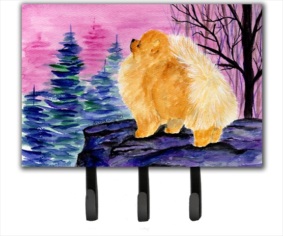 Pomeranian Leash Holder Or Key Hook
