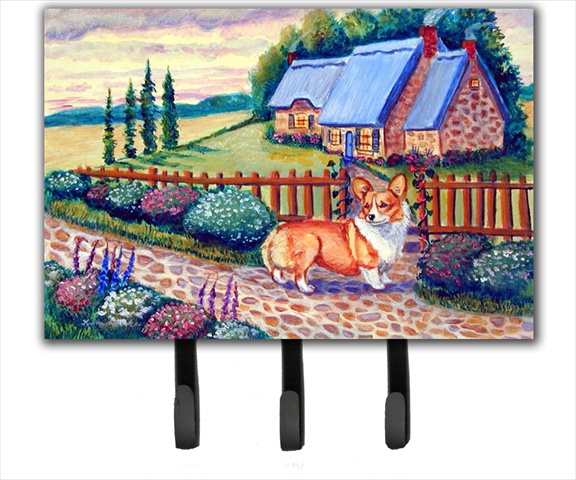 Pembroke Corgi At The Cottage Leash Holder Or Key Hook